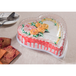 FORMA TORTA G50H PACOTE 5UN - TORTA PEQUENA CORAÇÃO 1,5KG BR GALVANOTEK