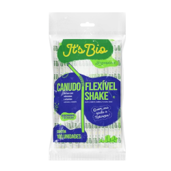 CANUDO BIO FLEXÍVEL 6X21MM SACHE PAPEL 100UN STRAWPLAST [CF30]