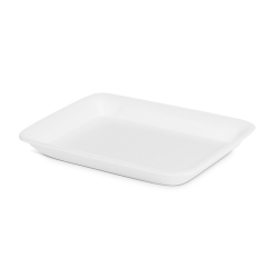 BANDEJA ISOPOR B6 30X10X2CM 100UN