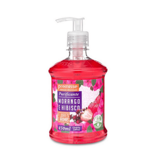 SABONETE PREMISSE MORANGO HIBISCUS 400ML DOSADOR [CF12]