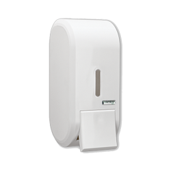 DISPENSER PARA SABONETE/ALCOOL GEL COMPACTA BRANCA RESERVATÓRIO 400 ML PREMISSE [CF6]